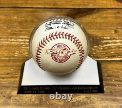 100th Anniversary St. Louis Cardinals Official National League Baseball Rare