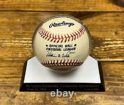 100th Anniversary St. Louis Cardinals Official National League Baseball Rare