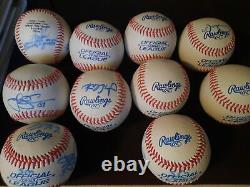 10 Signed Official League Baseballs With Unknown Signatures From Spring Training