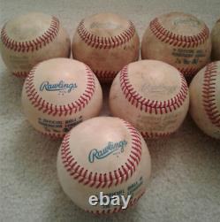 11 Rawlings Official American League Lee MacPhail Unsigned Game Used Baseballs