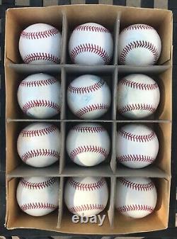 12 MLB Used Rawlings Official Major League Baseballs CLEAN SWEET SPOTS