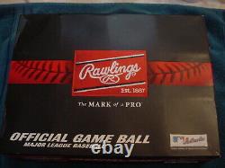 12 New Rawlings Official Major League Baseballs ROMLB 1 Dozen Balls Manfred