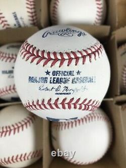 (12) One Dozen Official Major League Baseballs Blemishes