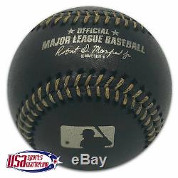 (12) Rawlings Black Official Major League Game Baseball Manfred Boxed Dozen