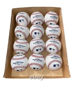 (12) Rawlings Official Major League Baseball Lot ROMLB Signed MLB Dozen