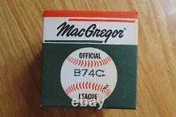 (12) Vintage 70's McGregor BABE RUTH League Official Baseballs B74C Original Box