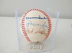 13 Signature Official Babe Ruth League Baseball Bobby Brown, Carl Erskine, ETC