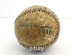 1910 Reach Official American League Baseball Inscribed by Billy Evans OAL Ball