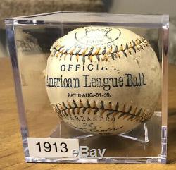 1913-17 Official American League AL Ban Johnson Reach Baseball! Extremely Rare