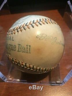 1913 1917 Reach Official American League Ban Johnson Baseball Vintage