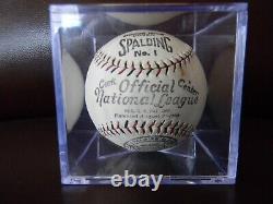 1919-1924 SPALDING RARE Official National League Baseball &Box Heydler, Pres