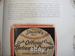 1919-1924 SPALDING RARE Official National League Baseball &Box Heydler, Pres
