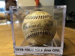 1919-24 Official National NL League John A. Heydler Spalding Baseball Game Used