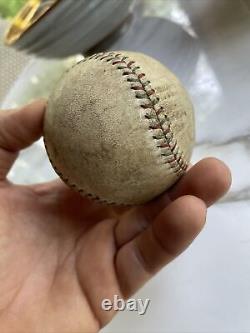 1920's Reach Antique Baseball USED! RARE! Red Green Stitch Official League Ball