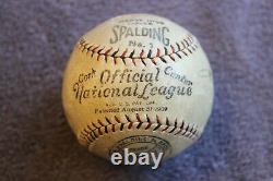 1920's Spalding Official National League baseball withJohn Heydler facsimile