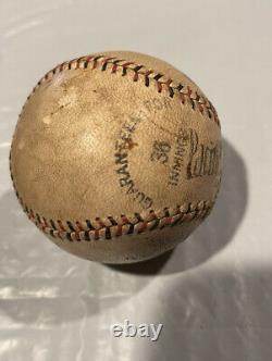 1924-1932 PACIFIC COAST LEAGUE black & red stitching OFFICIAL WILSON BASEBALL