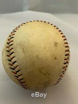 1926-27 Spalding Official National League Baseball (Heydler) -Red & Black Stitch