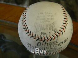1928 -33 Vintage Spalding Official National League Baseball, Heydler Stampings