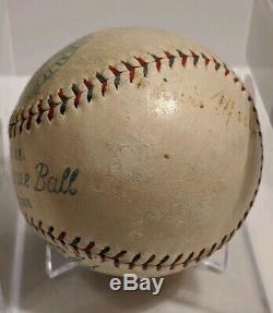 1929-1931 Reach Official American League Baseball Ernest Barnard Lefty O'Doul