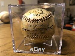 1929-31 Ernest Barnard Reach Official American League Baseball! Philly Athletics