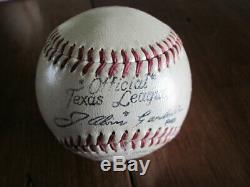 1930 A. G. Spalding Bros. J. Alvin Gardner TEXAS LEAGUE Official Baseball Unused