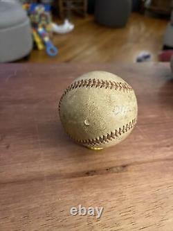 1930 Knightdale HS NC Game Used Baseball Rawlings Official League