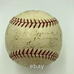 1937 Chicago White Sox Team Signed Official American League Harridge Baseball