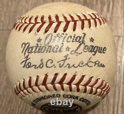 1940's Vintage Ford Frick Official National League Splalding Baseball With Box