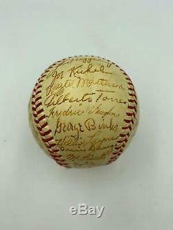 1945 Washington Senators Team Signed Official American League Baseball JSA COA