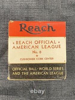 1946 -51 SEALED William Harridge Reach Official American League Baseball No 0