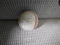 1947 Boston Braves Team Signed Official National League Baseball 29 Autograph