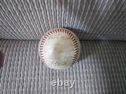 1947 Boston Braves Team Signed Official National League Baseball 29 Autograph