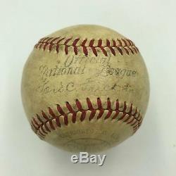 1947 Jackie Robinson Rookie Single Signed Official National League Baseball JSA