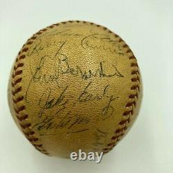 1947 St. Louis Browns Team Signed Official American League Harridge Baseball