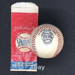 1947 Vintage Antique Spalding Official National League Baseball Frick Ball & BAG