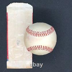 1947 Vintage Antique Spalding Official National League Baseball Frick Ball & BAG