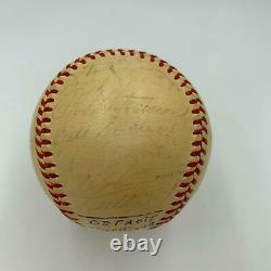 1948 Detroit Tigers Signed Autographed Official American League Baseball