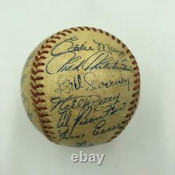1948 Detroit Tigers Team Signed Official American League Baseball With 26 Sigs