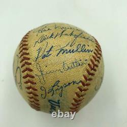1948 Detroit Tigers Team Signed Official American League Baseball With 26 Sigs