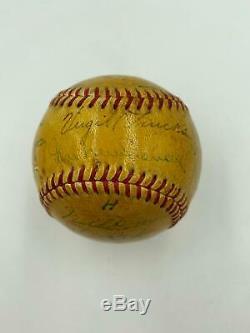 1949 Detroit Tigers Team Signed Official American League Baseball PSA DNA COA