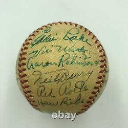 1949 Detroit Tigers Team Signed Official American League Baseball With 25 Sigs