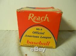 1950's A. J. Reach Official American League William Harridge Pres. Baseball Mib