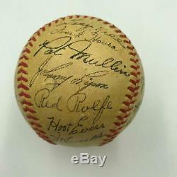 1951 Detroit Tigers Team Signed Official American League Baseball With 27 Sigs
