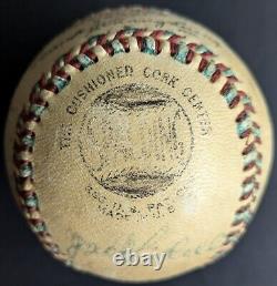 1953 Ottawa Athletic Team Signed Official International League Vintage Baseball