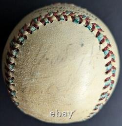 1953 Ottawa Athletic Team Signed Official International League Vintage Baseball