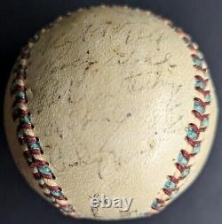 1953 Ottawa Athletic Team Signed Official International League Vintage Baseball