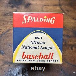 1958-69 Spalding Official National League Baseball Sealed in Box