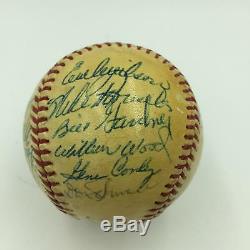 1962 Boston Red Sox Team Signed Official American League Baseball JSA COA