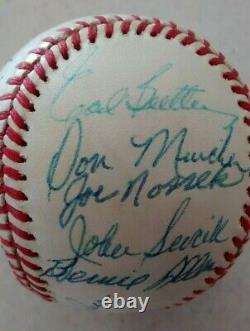1965 Minnesota Twins Team Autographed Official American League Baseball