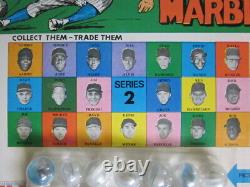 1968 Official Major League Players Baseball MARBLES Series2 Display Complete Set